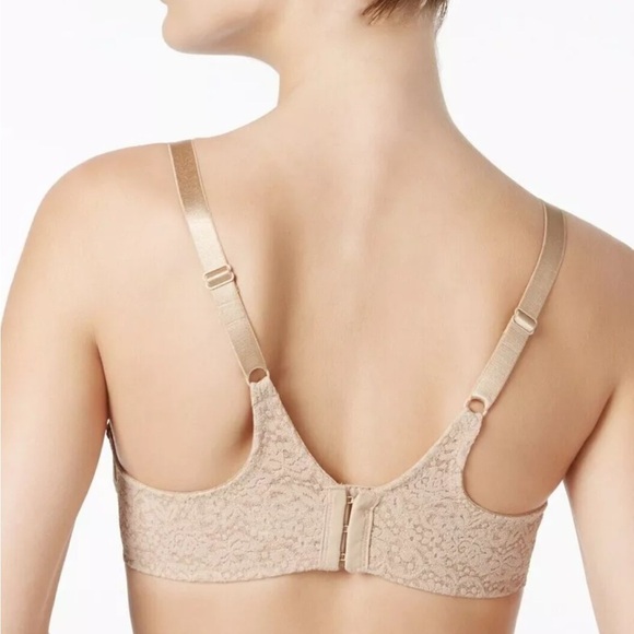 Wacoal 65547 Nude Colored Halo Lace Unloaded Underwire Bra. Size 32DD. - Picture 2 of 15